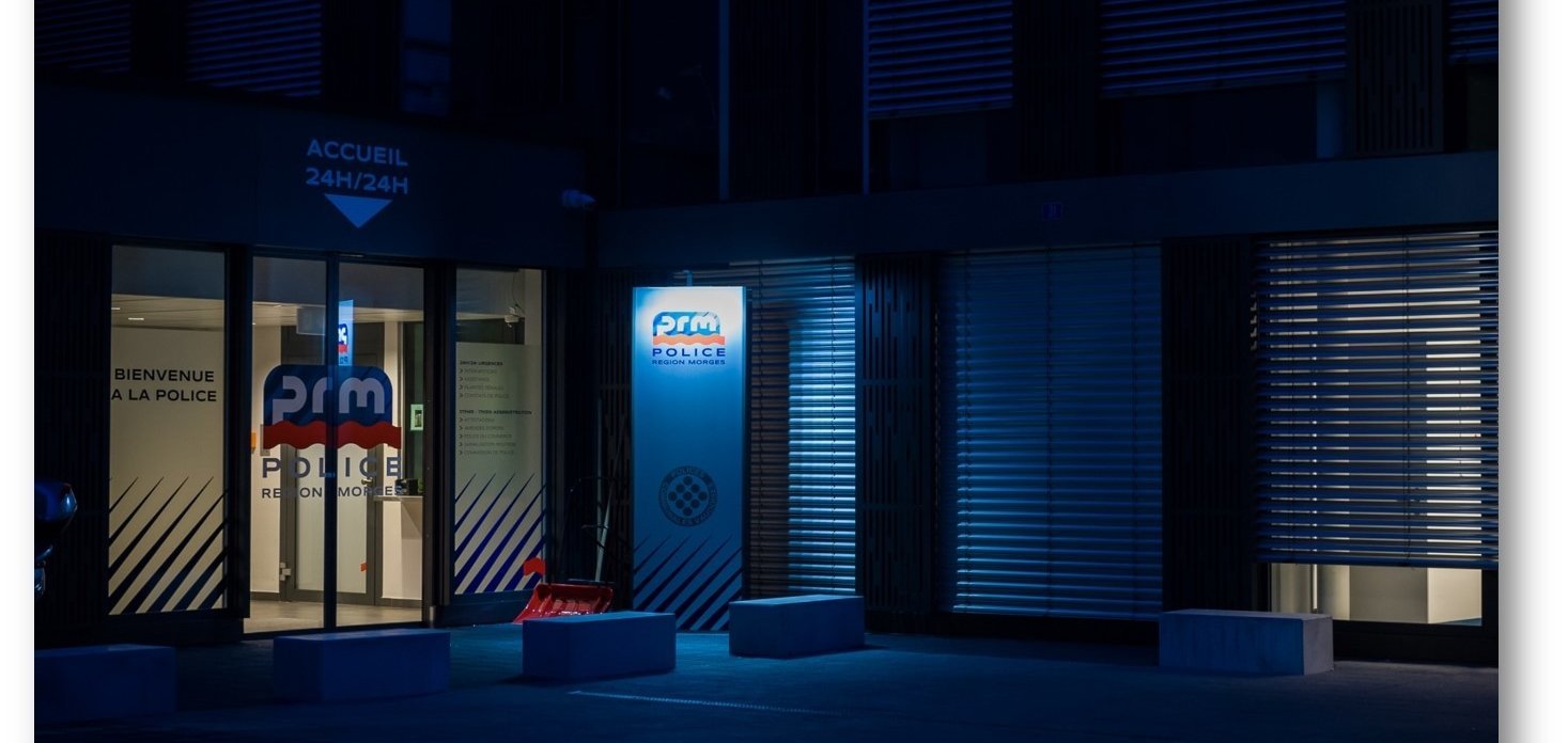 Entrée de nuit Police Région Morges